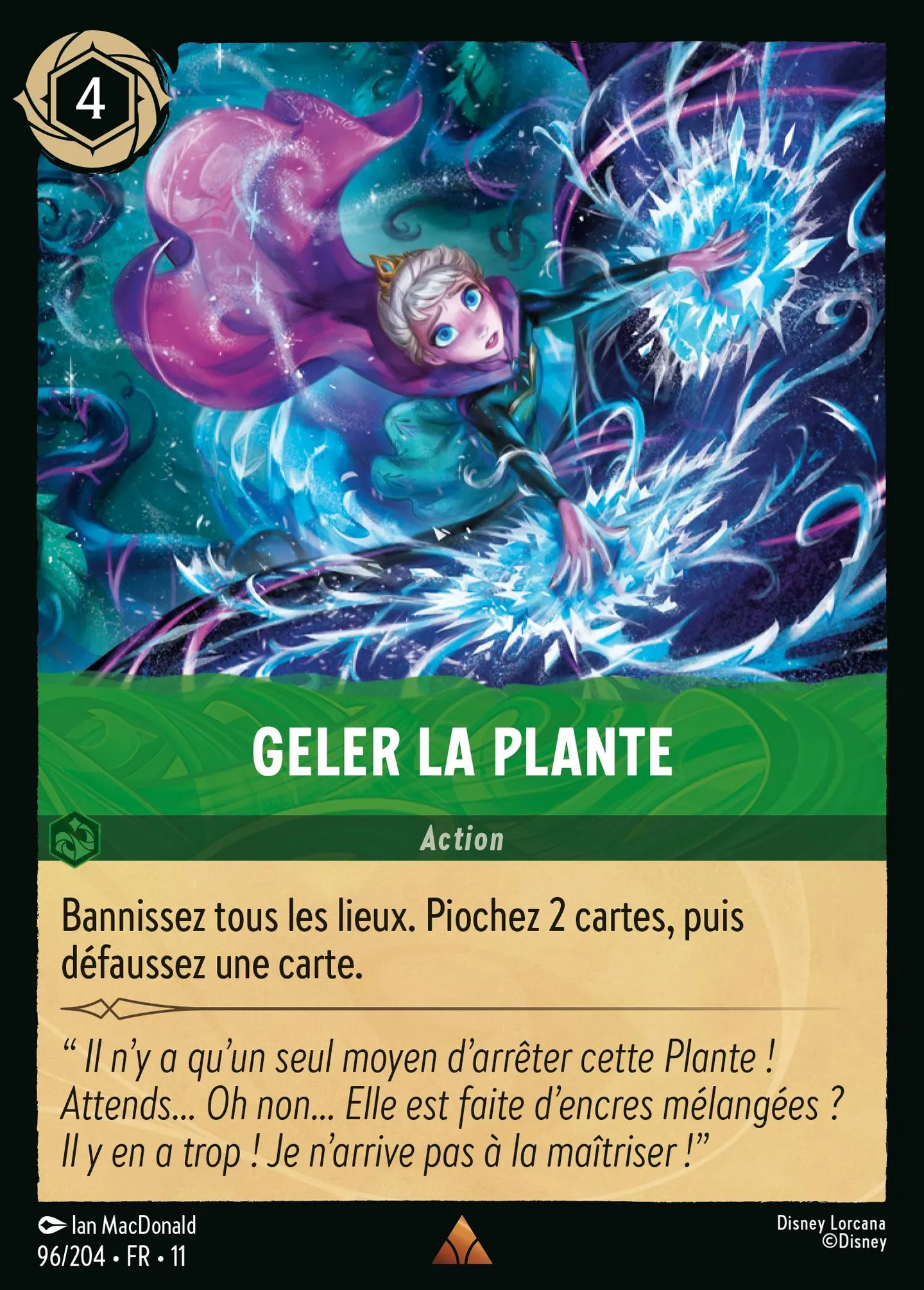 Geler la Plante — Winterspell — Lorcana