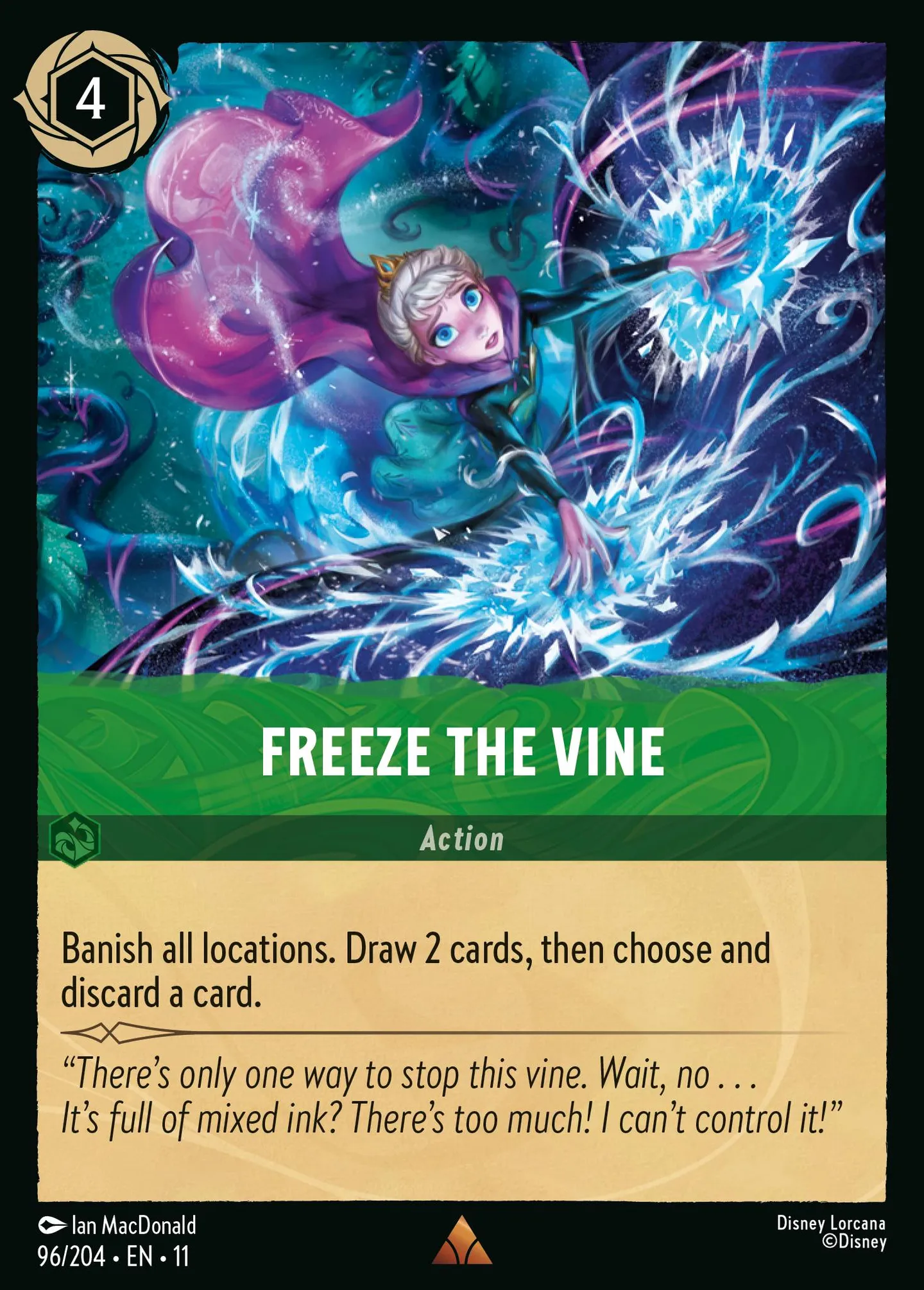 Freeze the Vine — Winterspell — Lorcana