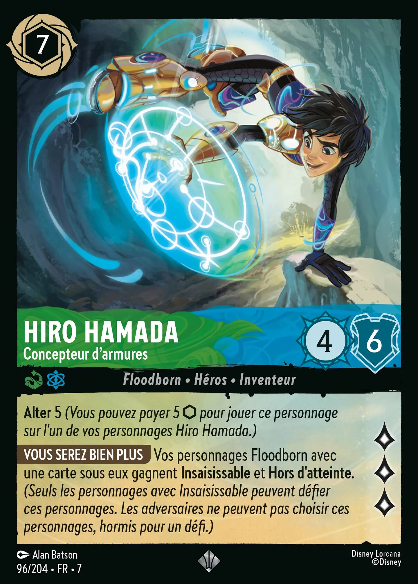 Hiro Hamada - Concepteur d'armures — Archazia's Island — Lorcana