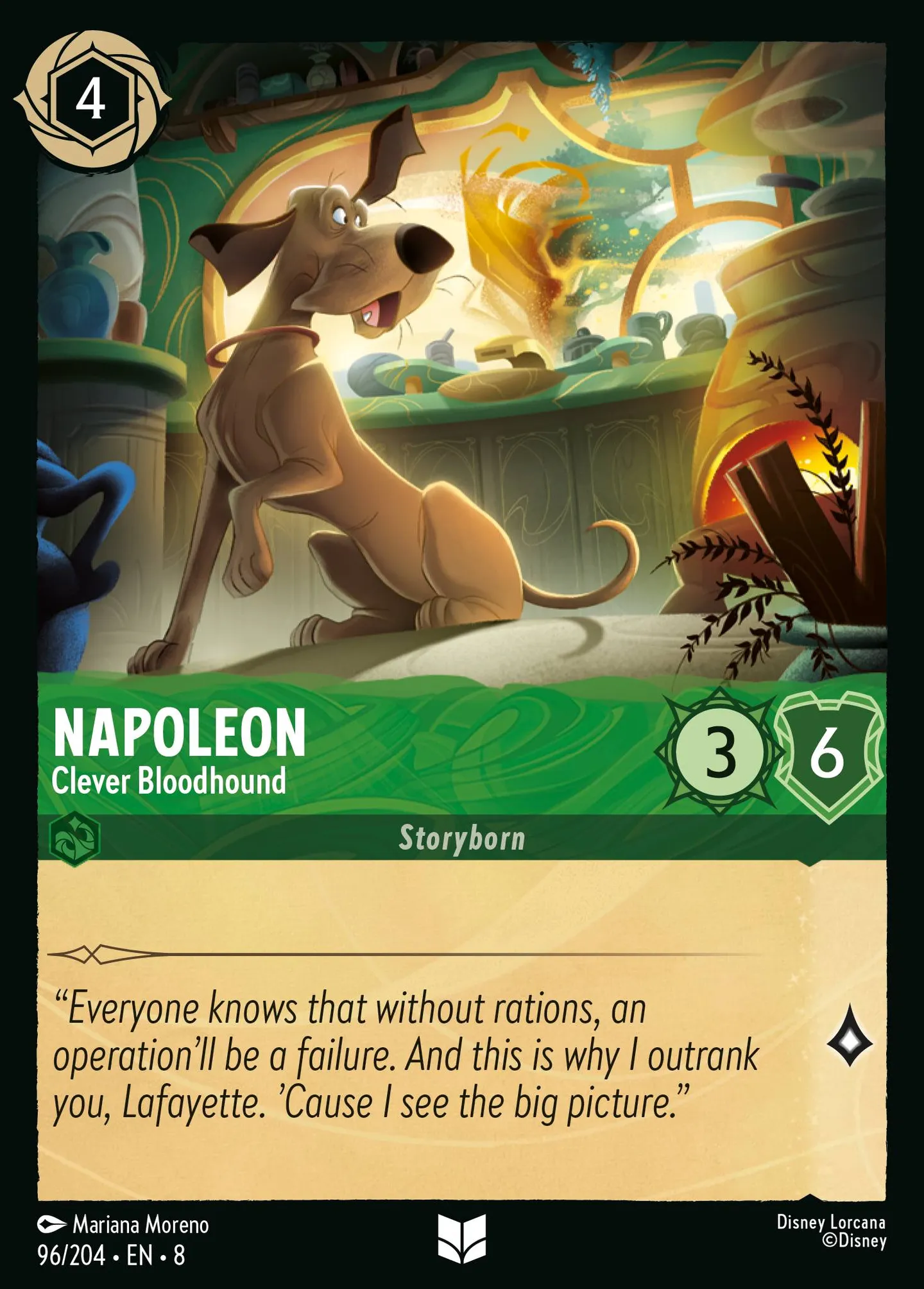 Napoleon - Clever Bloodhound — The Reign of Jafar — Lorcana