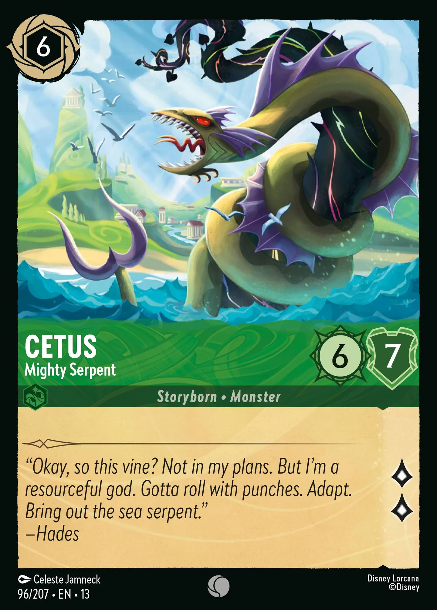 Cetus - Mighty Serpent — Attack of the Vine! — Lorcana