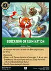 Product image for Education or Elimination