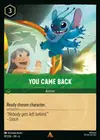 Product image for You Came Back