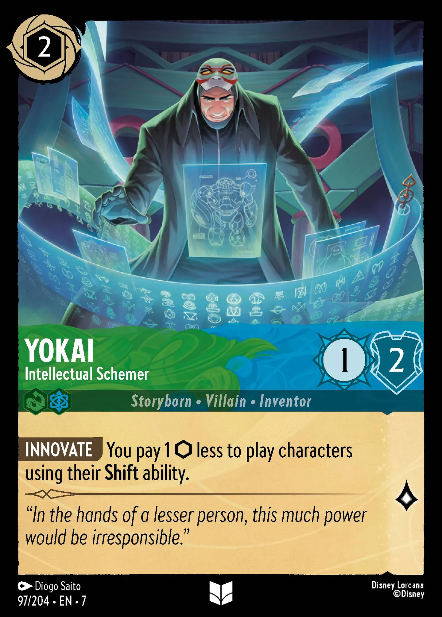Yokai - Intellectual Schemer — Archazia's Island — Lorcana