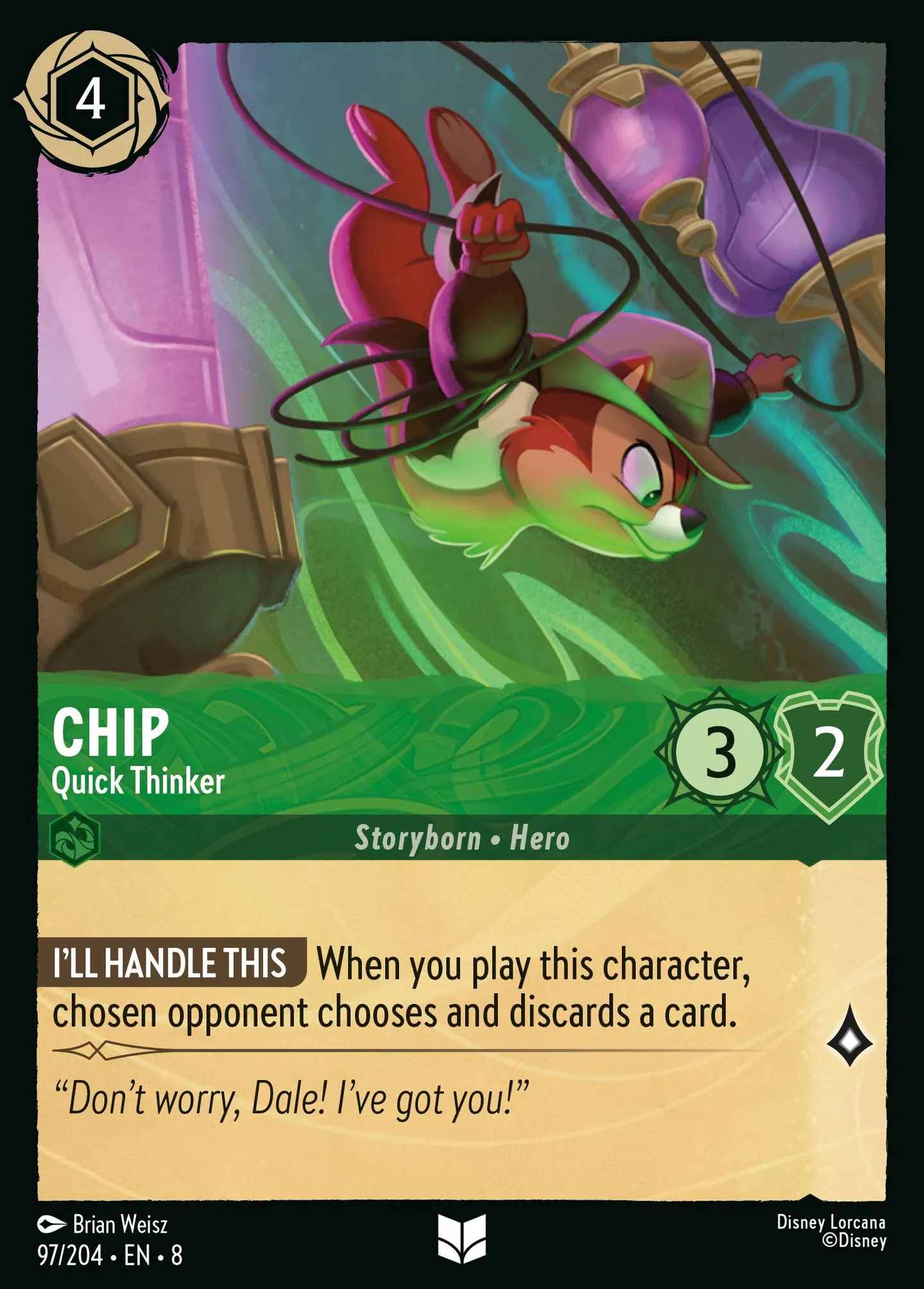 Chip - Quick Thinker — The Reign of Jafar — Lorcana