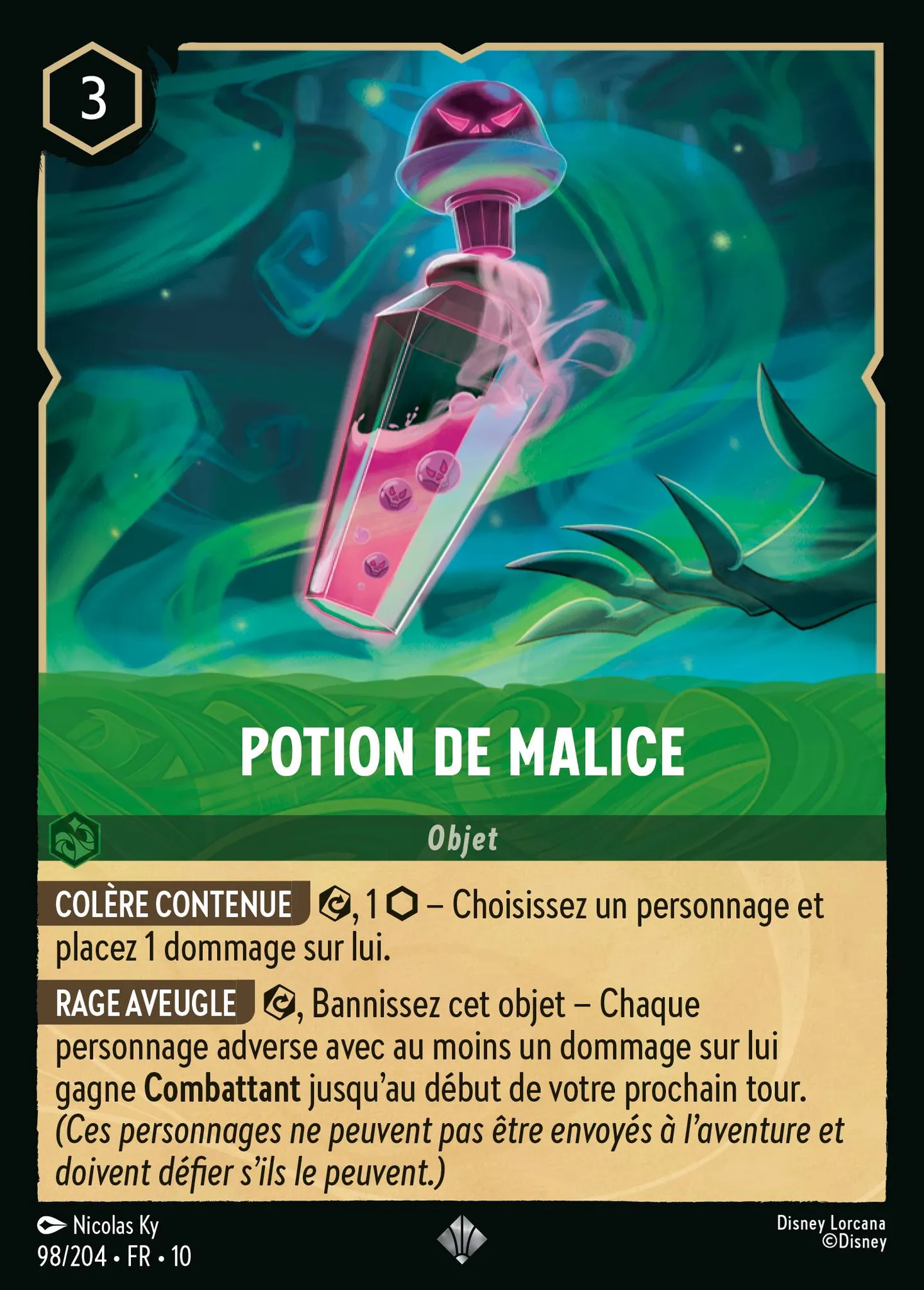 Potion de malice — Whispers in the Well — Lorcana