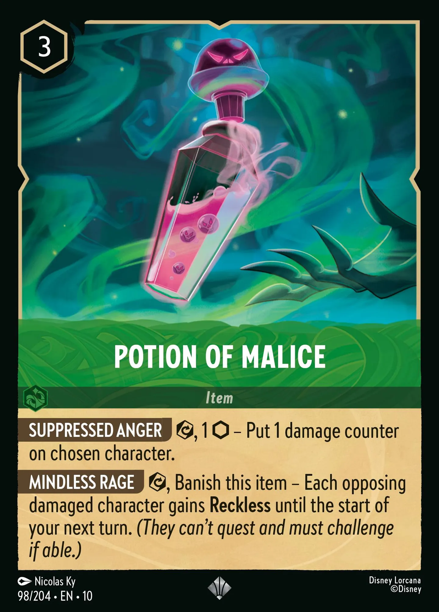 Potion of Malice — Whispers in the Well — Lorcana