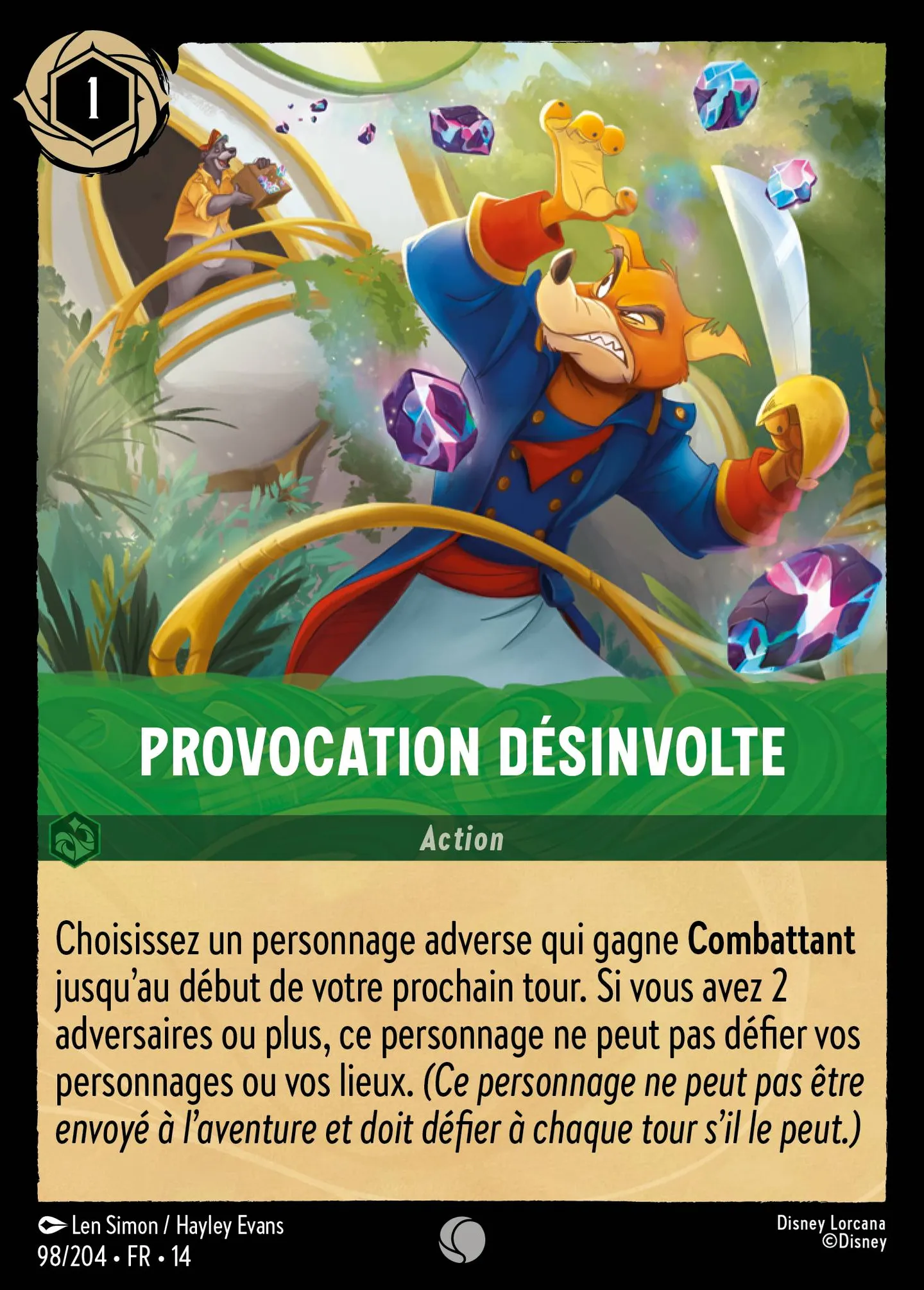 Provocation désinvolte — Hyperia City — Lorcana