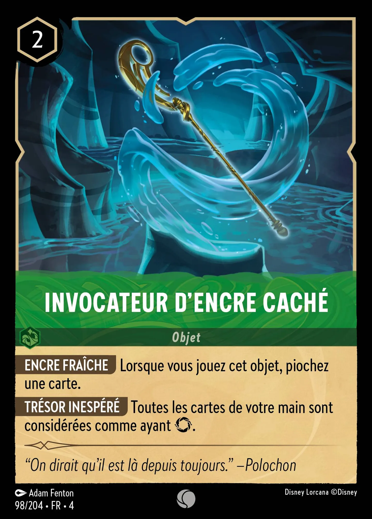 Invocateur d'encre caché — Ursula's Return — Lorcana