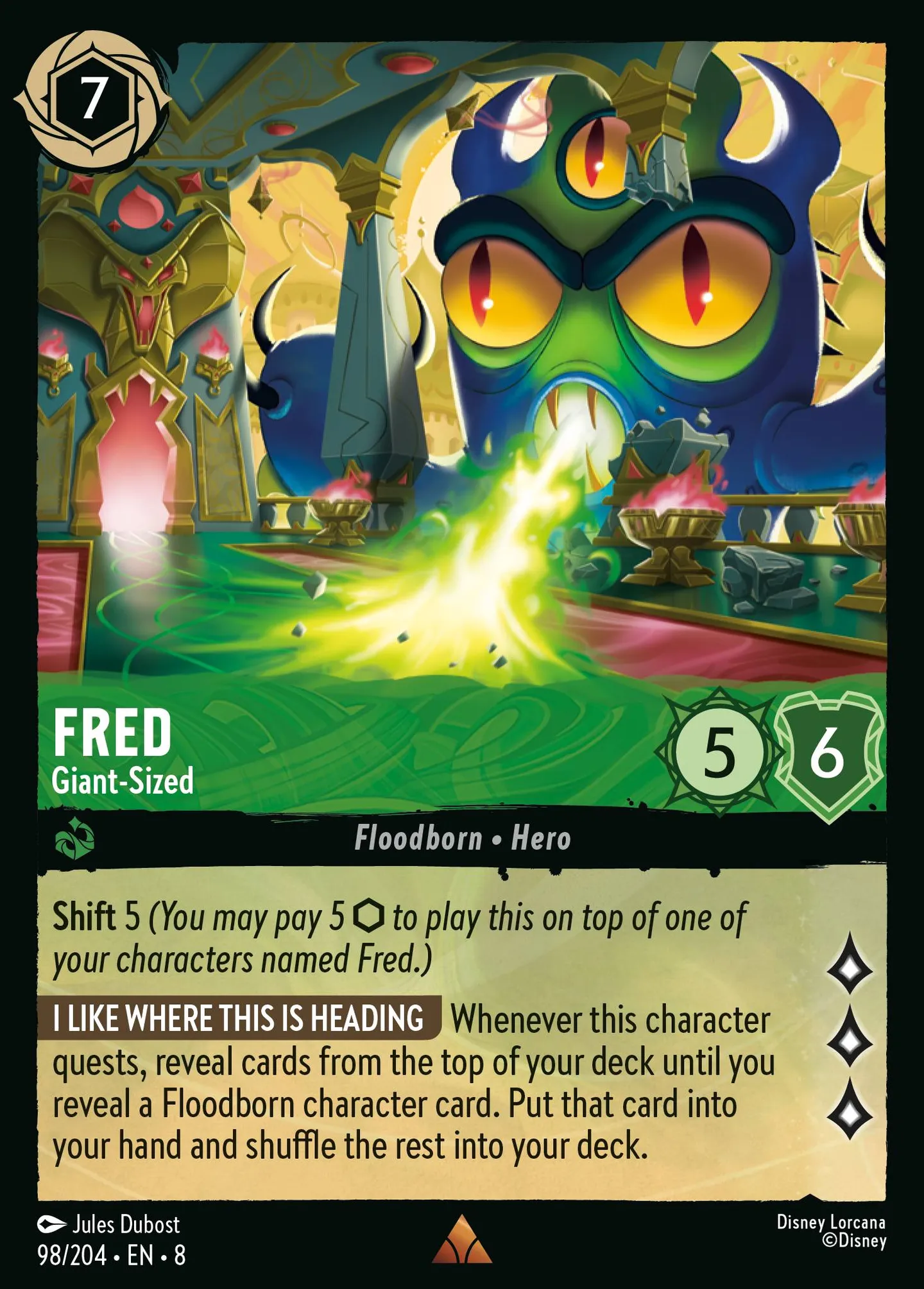 Fred - Giant-Sized — The Reign of Jafar — Lorcana