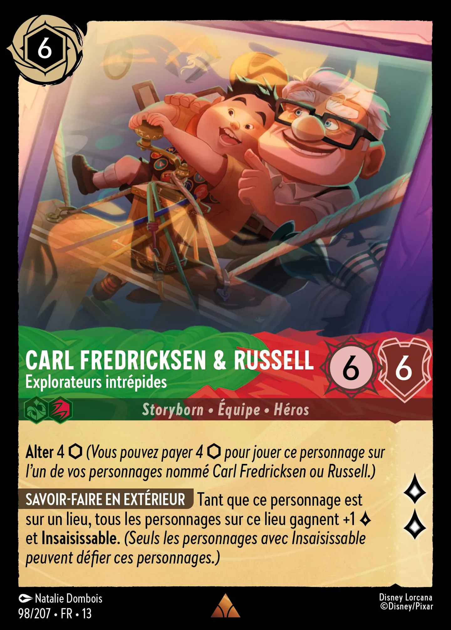 Carl Fredricksen & Russell - Explorateurs intrépides — Attack of the Vine! — Lorcana