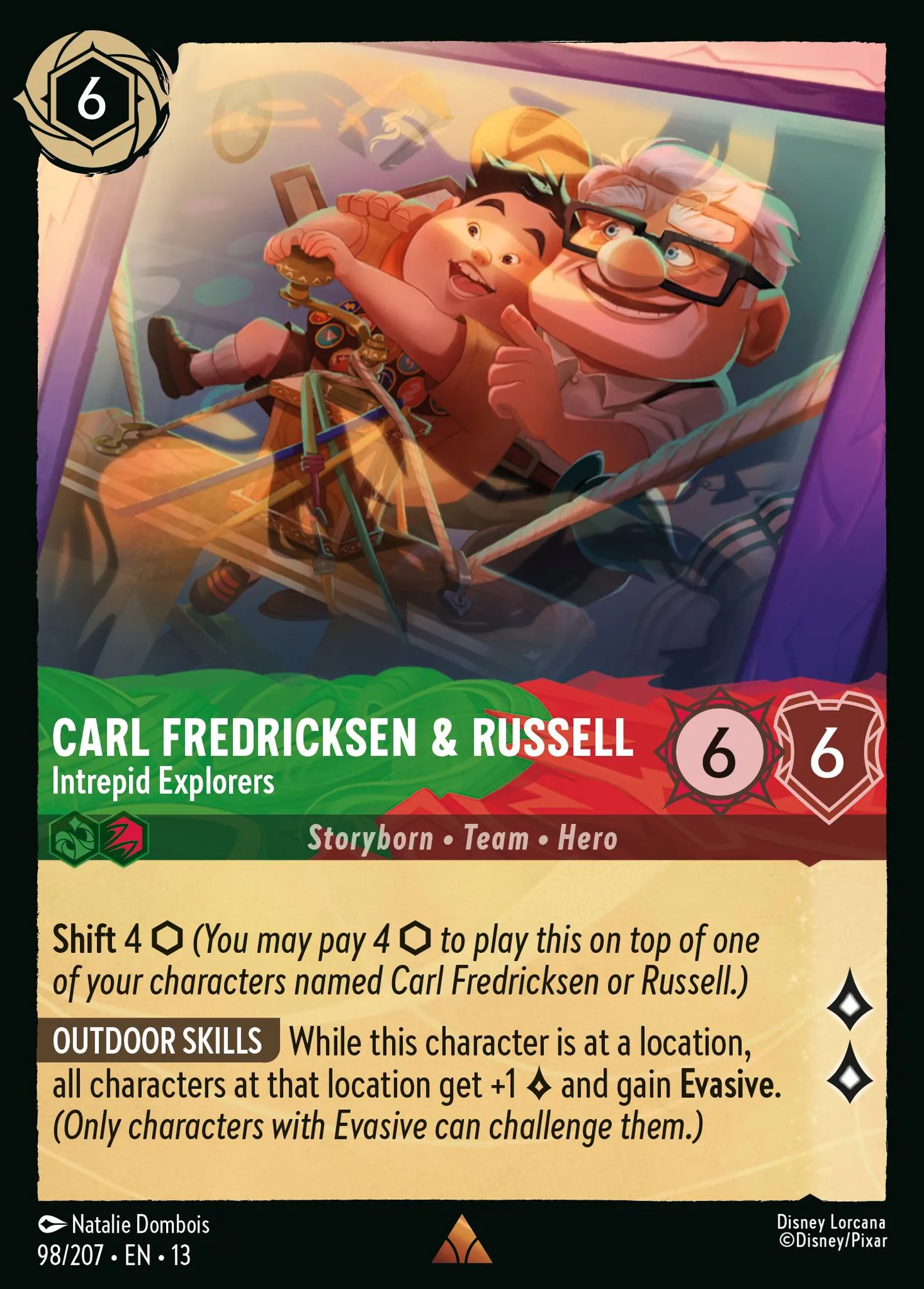 Carl Fredricksen & Russell - Intrepid Explorers — Attack of the Vine! — Lorcana