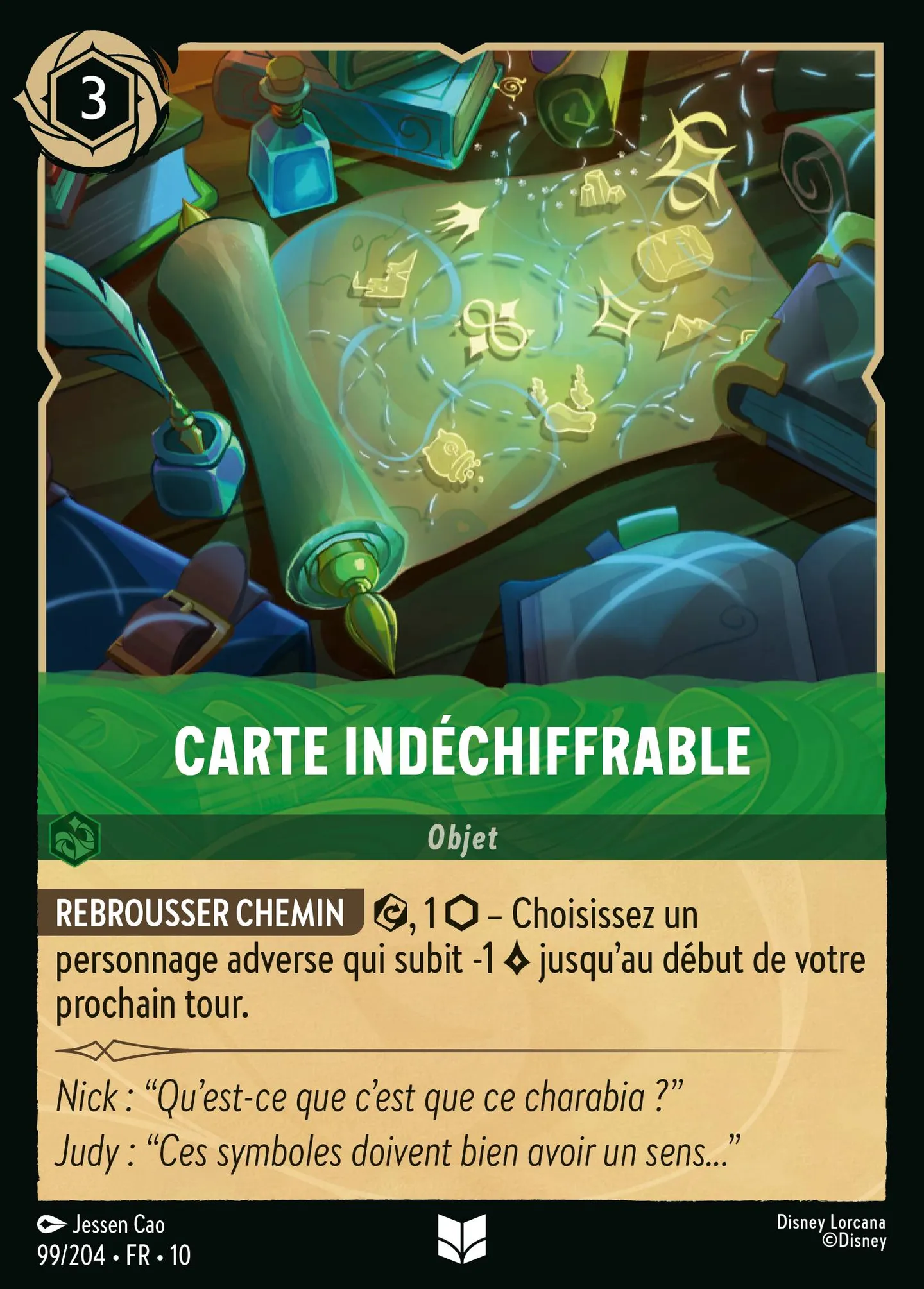 Carte indéchiffrable — Whispers in the Well — Lorcana