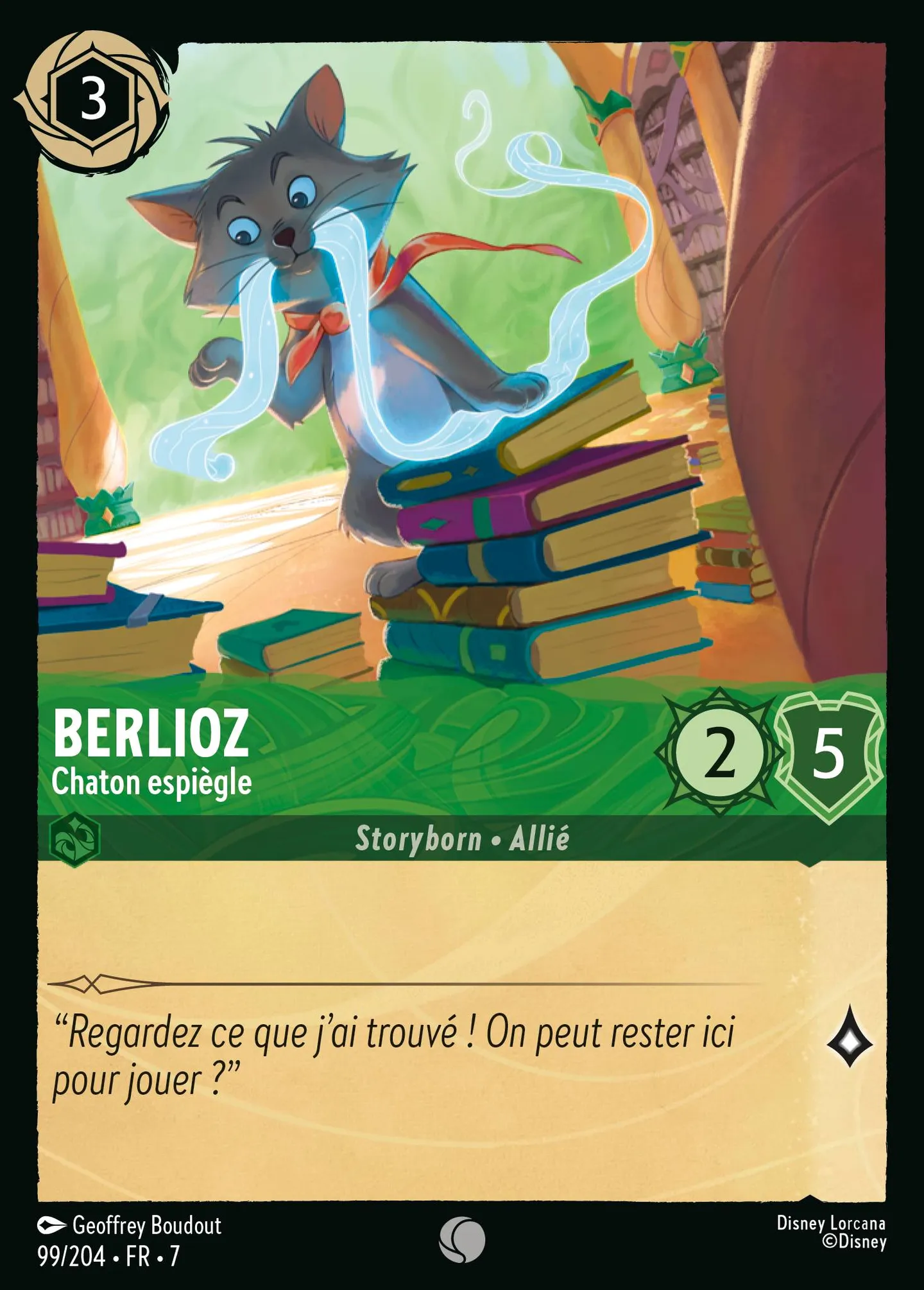 Berlioz - Chaton espiègle — Archazia's Island — Lorcana