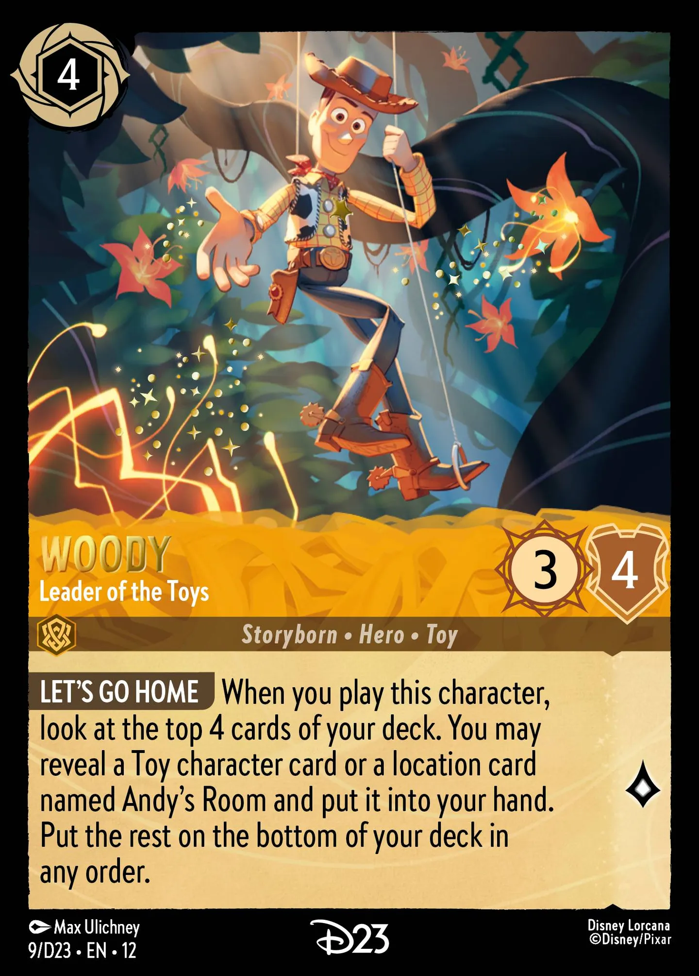 Woody - Leader of the Toys — D23 Expo 2024 Collector's Set — Lorcana