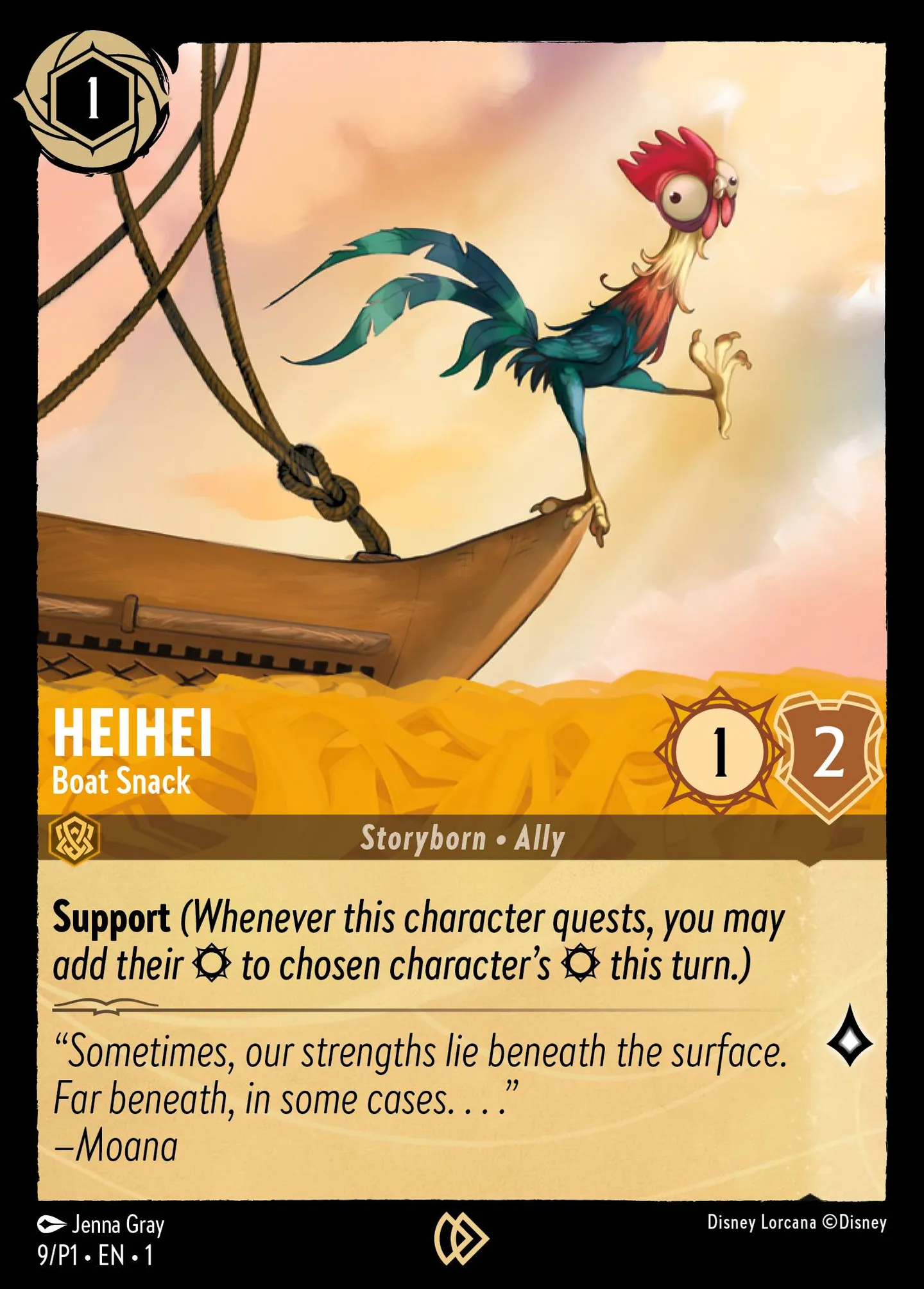 HeiHei - Boat Snack — Promos - Year 1 — Lorcana