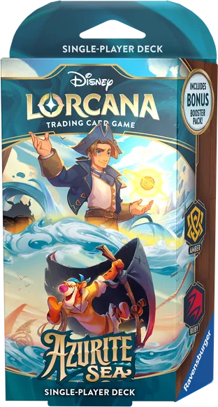 Azurite Sea - Starter Deck (Amber & Ruby) — Azurite Sea — Lorcana