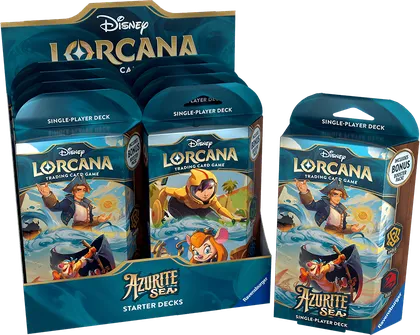 Azurite Sea - Starter Deck Display — Azurite Sea — Lorcana