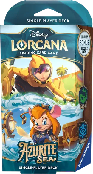 Azurite Sea - Starter Deck (Emerald & Sapphire) — Azurite Sea — Lorcana