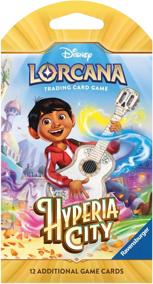 Hyperia City - Sleeved Booster Pack — Hyperia City — Lorcana