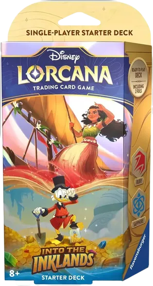 Into the Inklands - Starter Deck (Ruby & Sapphire) — Into the Inklands — Lorcana