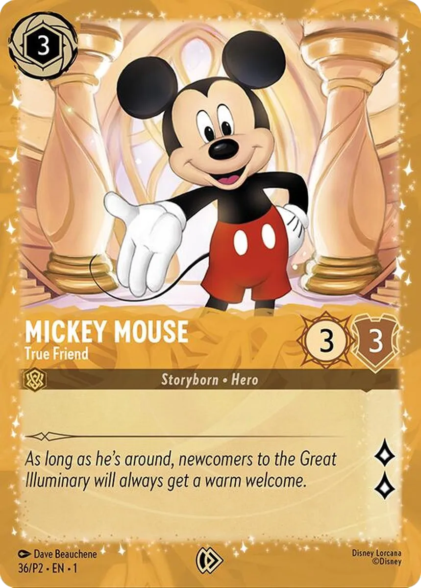 Mickey Mouse - True Friend — Promos - Year 2 — Lorcana
