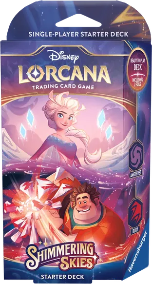 Shimmering Skies - Starter Deck (Amethyst & Ruby) — Shimmering Skies — Lorcana
