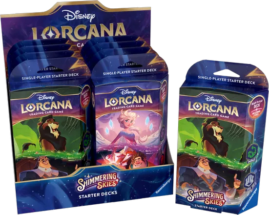 Shimmering Skies - Starter Deck Display — Shimmering Skies — Lorcana