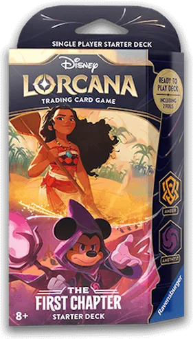 The First Chapter - Starter Deck (Amber & Amethyst) — The First Chapter — Lorcana
