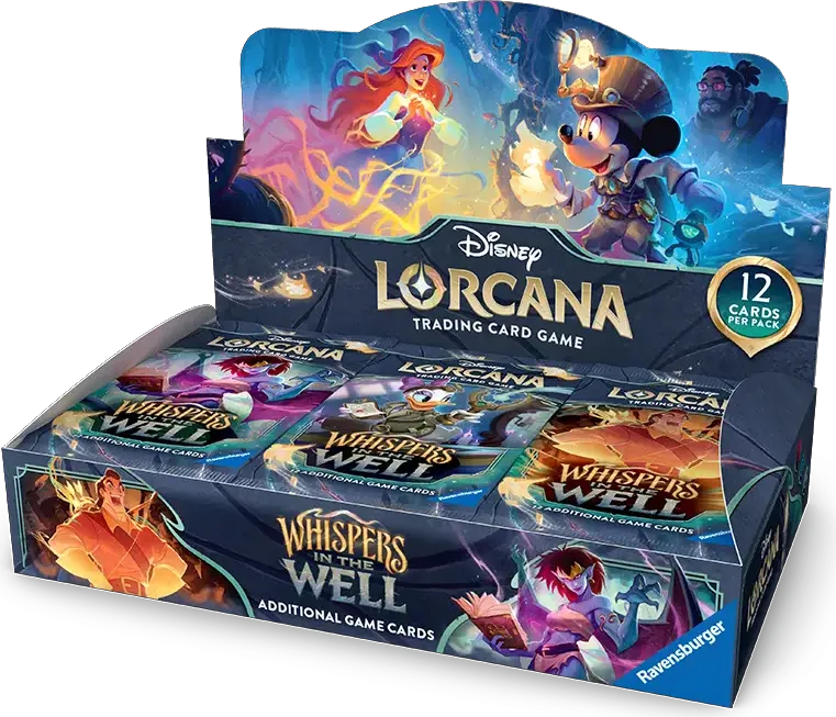 Display Lueurs dans les Profondeurs — Whispers in the Well — Lorcana