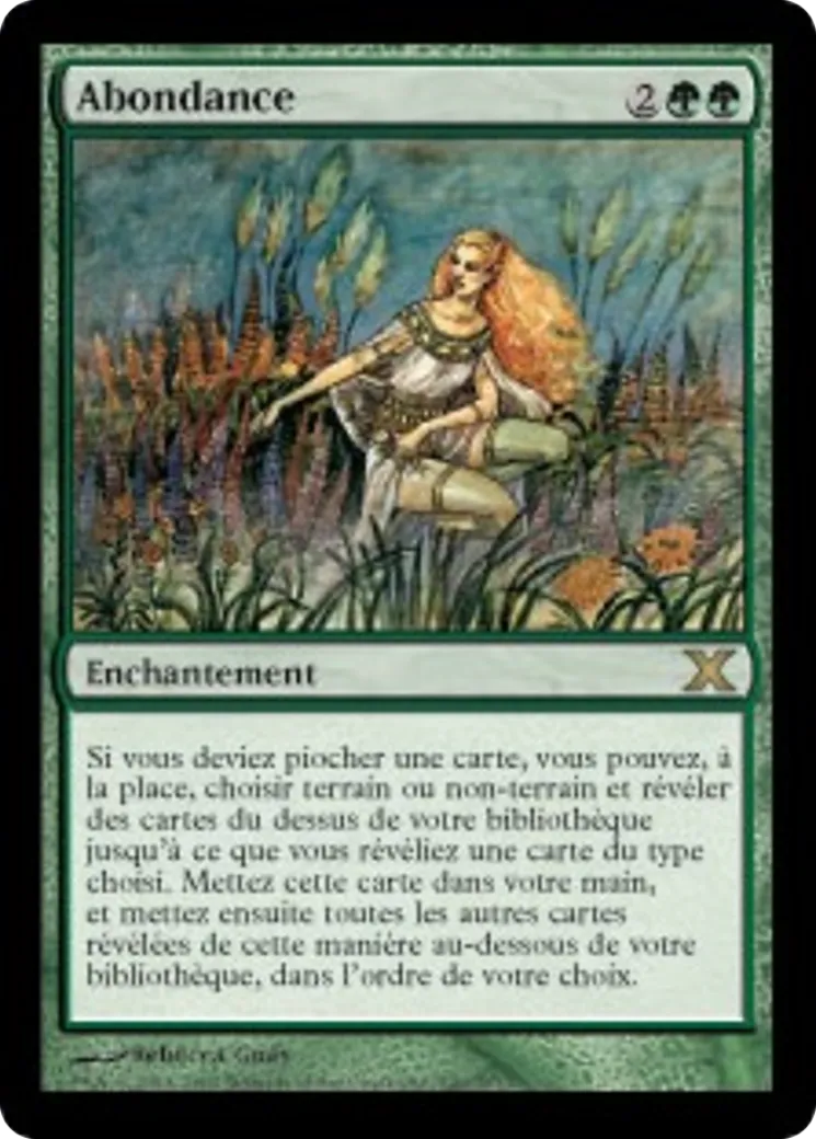 Abondance — Tenth Edition — Magic: The Gathering