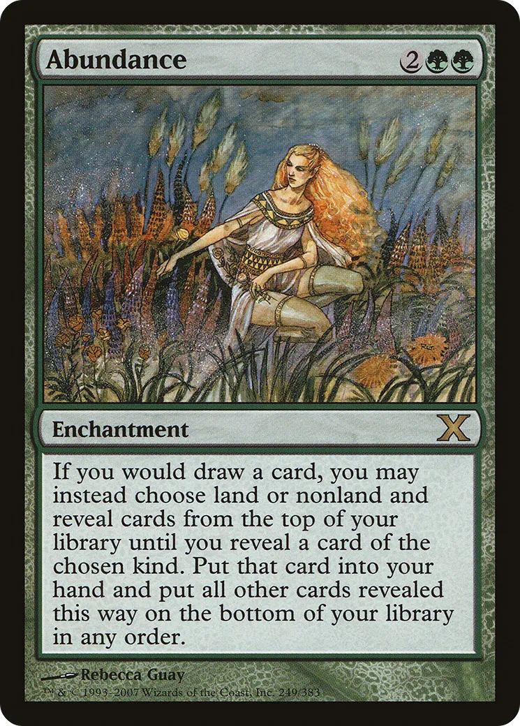 Abundance — Tenth Edition — Magic: The Gathering