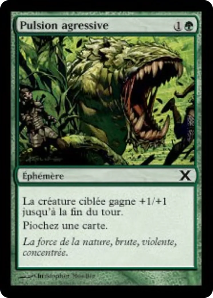 Pulsion agressive — Tenth Edition — Magic: The Gathering