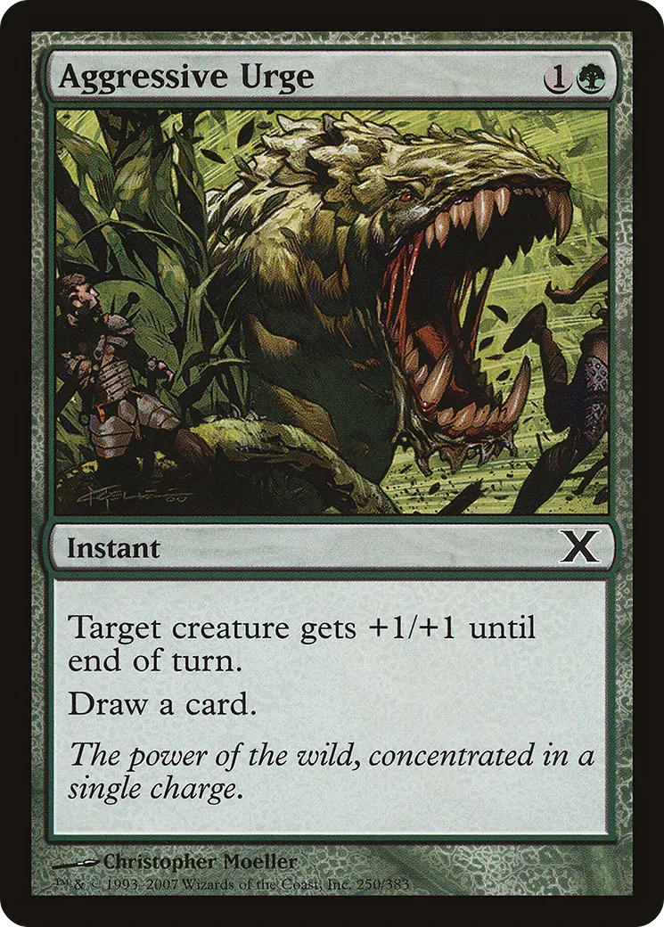 Aggressive Urge — Tenth Edition — Magic: The Gathering