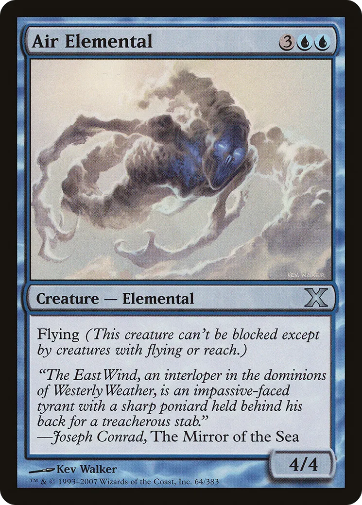Élémental d'air — Tenth Edition — Magic: The Gathering