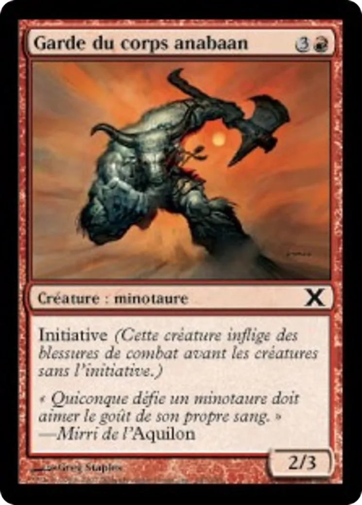 Garde du corps anabaan — Tenth Edition — Magic: The Gathering