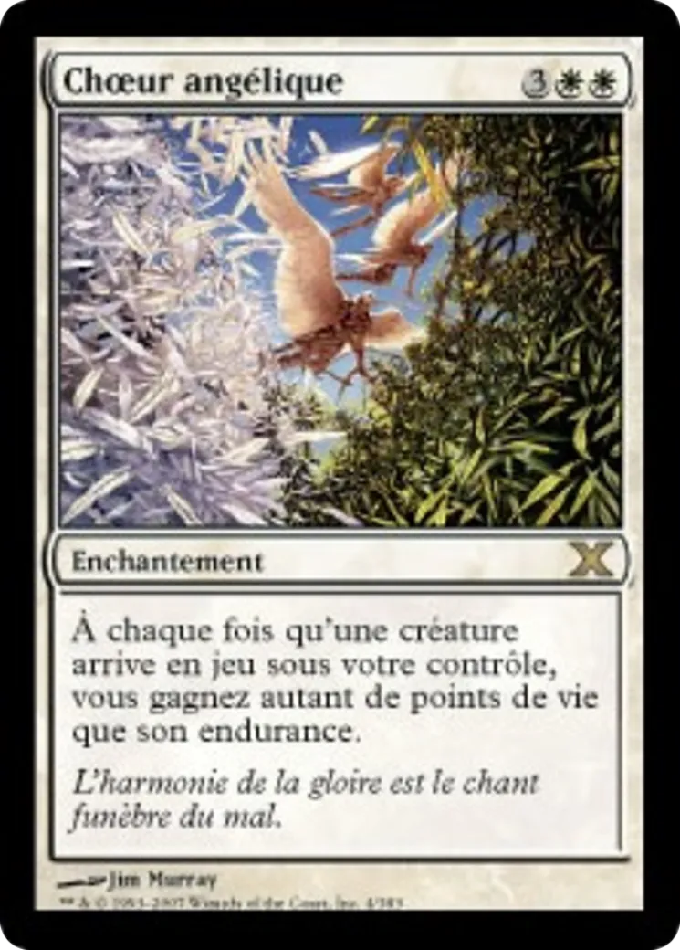 Chœur angélique — Tenth Edition — Magic: The Gathering