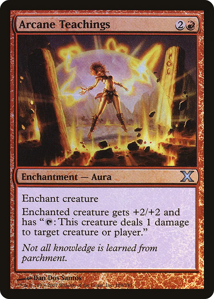 Arcane Teachings — Tenth Edition — Magic: The Gathering