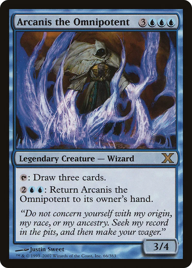 Arcanis the Omnipotent — Tenth Edition — Magic: The Gathering