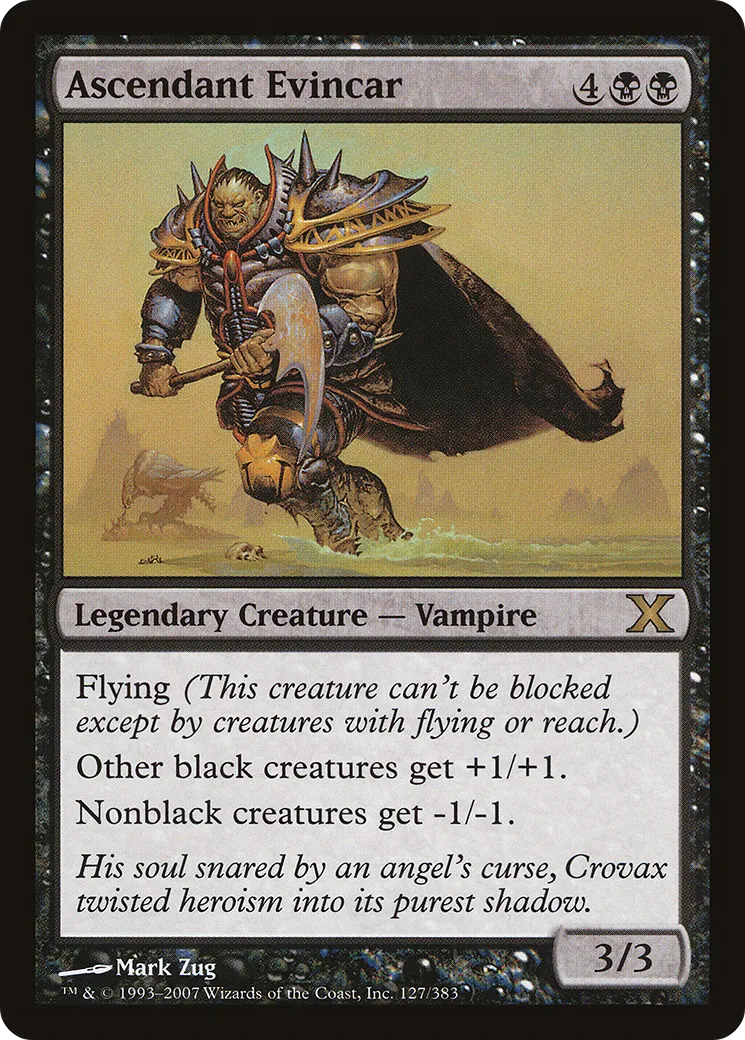 Ascendant Evincar — Tenth Edition — Magic: The Gathering