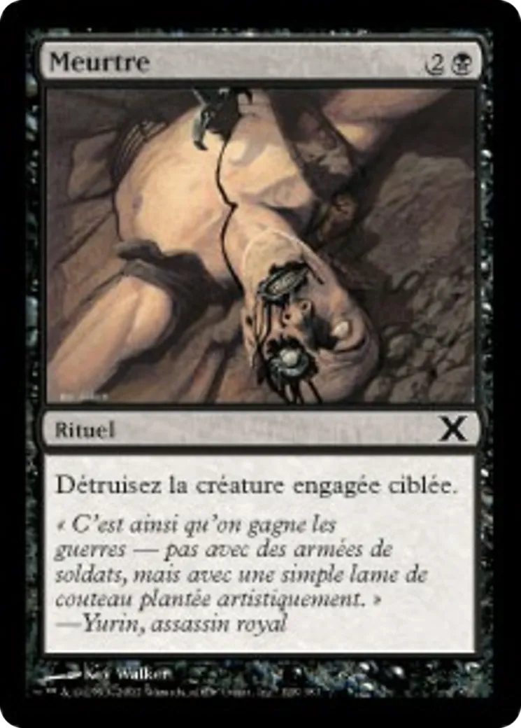 Meurtre — Tenth Edition — Magic: The Gathering