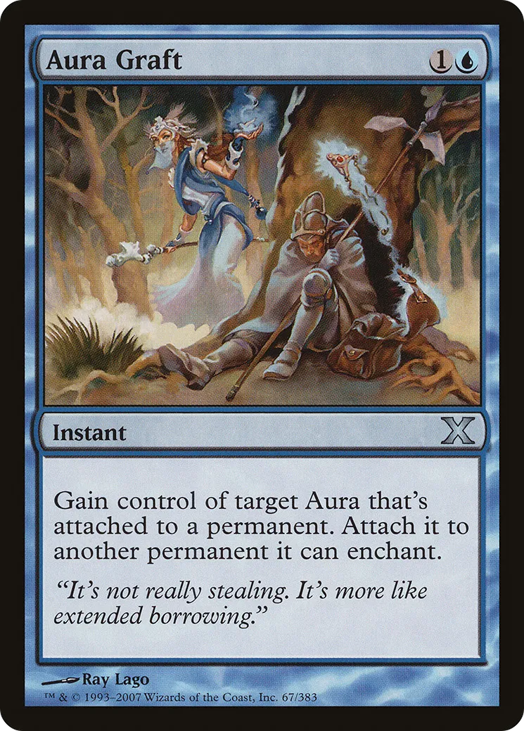 Aura Graft — Tenth Edition — Magic: The Gathering