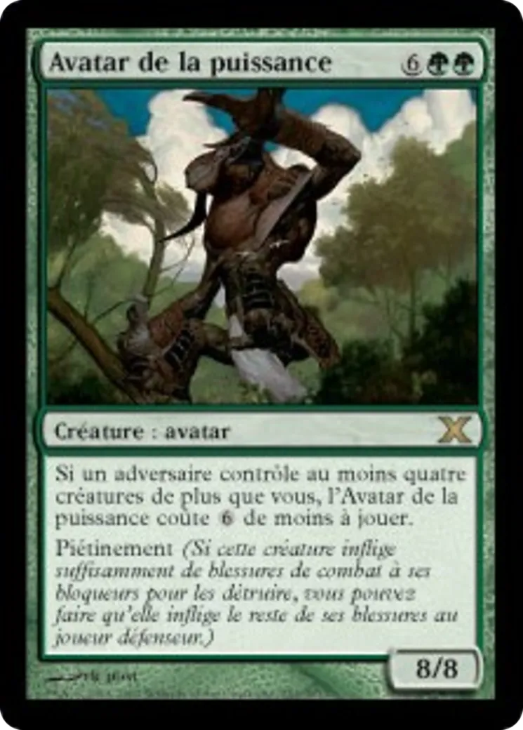 Avatar de la puissance — Tenth Edition — Magic: The Gathering