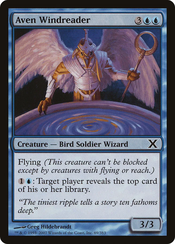 Aven Windreader — Tenth Edition — Magic: The Gathering