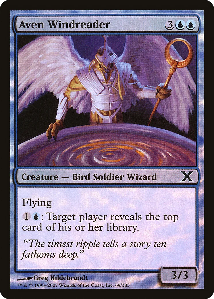 Aven Windreader — Tenth Edition — Magic: The Gathering
