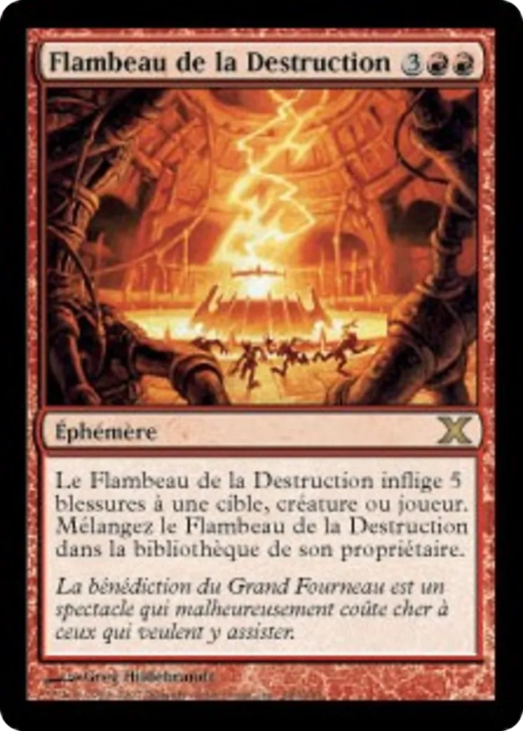 Flambeau de la Destruction — Tenth Edition — Magic: The Gathering