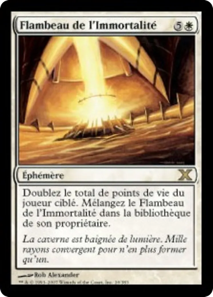 Flambeau de l'Immortalité — Tenth Edition — Magic: The Gathering