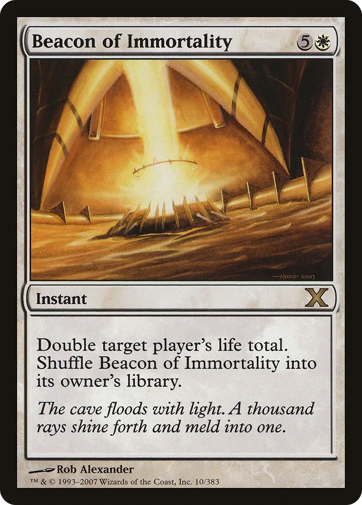 Beacon of Immortality — Tenth Edition — Magic: The Gathering