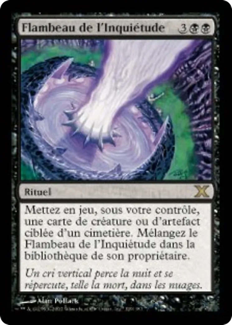 Flambeau de l'Inquiétude — Tenth Edition — Magic: The Gathering