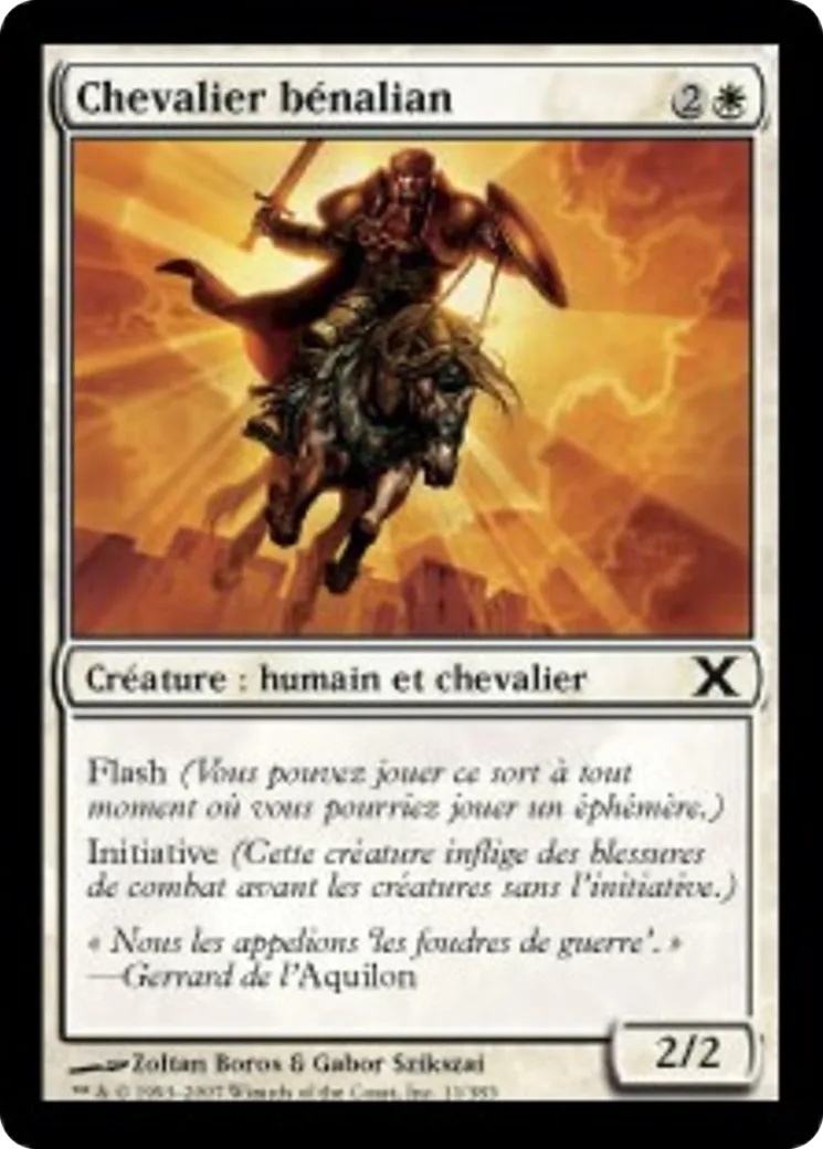 Chevalier bénalian — Tenth Edition — Magic: The Gathering